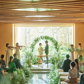 【和婚】光×緑溢れる挙式&ゲスト目線で贅沢試食*豪華15周年特典