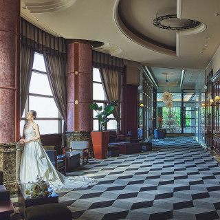 館内ホワイエからのワンショット