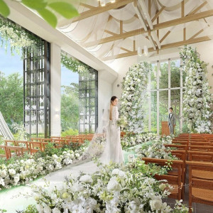 ＼待望！リニューアル／Flowerチャペル*憧れ花嫁体験 ※試食付き