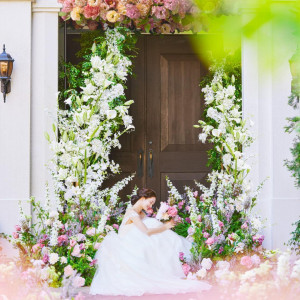 \待望リニューアル/花と緑溢れるFlowerチャペル*憧れ花嫁体験