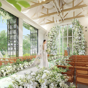 3連休BIG\花と緑溢れる新Flowerチャペル/*憧れ花嫁体験