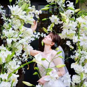 \待望リニューアル/花と緑溢れるFlowerチャペル*憧れ花嫁体験