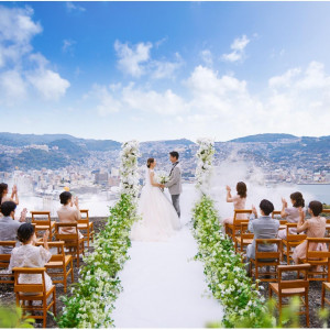 【五感で感じる】新チャペル×絶景演出体験×牛フィレ豪華試食