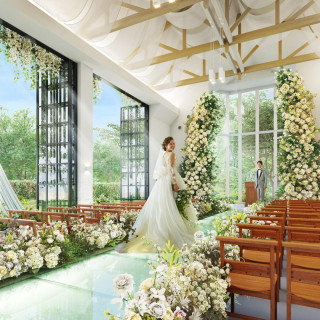 【お盆限定*最大145万】FLOWERチャペル×ドレス体験*贅沢試食