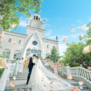 【*3万円コース試食*&ギフト付き】大聖堂×3D演出×ドレス