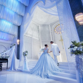 当館人気NO1♪20大特典！光の大聖堂＆憧れドレス試着×贅沢試食