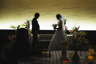 ウエディングドレスで再入場|大國魂神社 結婚式場の写真(55202416)