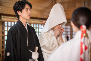 誓詞・三々九度・玉串・二礼二拍|大國魂神社 結婚式場の写真(55204604)
