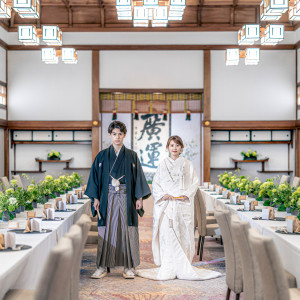 庭園付会場「鶴」|大國魂神社 結婚式場の写真(54164734)