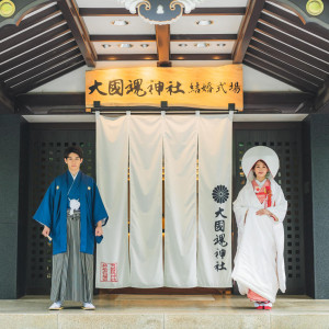 正面玄関|大國魂神社 結婚式場の写真(56797614)