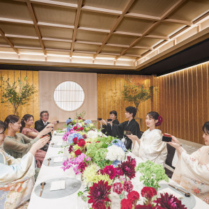 少人数専門会場「料亭杉」親しいゲストと美味しい料理での祝宴の席を|大國魂神社 結婚式場の写真(50097606)