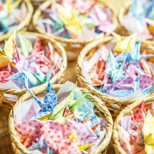 折鶴シャワー|大國魂神社 結婚式場の写真(50313188)