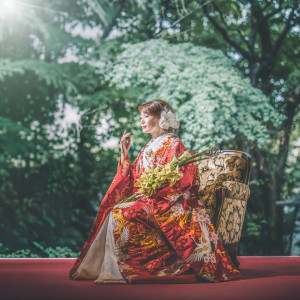 鶴の間 庭園|大國魂神社 結婚式場の写真(54263499)