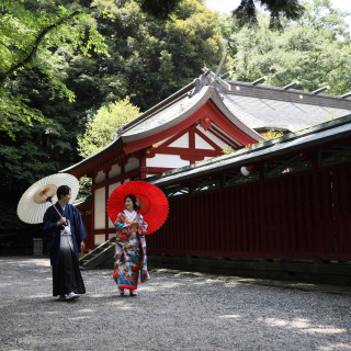 別撮で境内で残す和装ロケフォトが人気