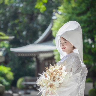 挙式の前に和装ロケフォト