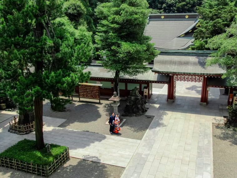 徳川家康が認めた五百石の1910年の歴史ある神社