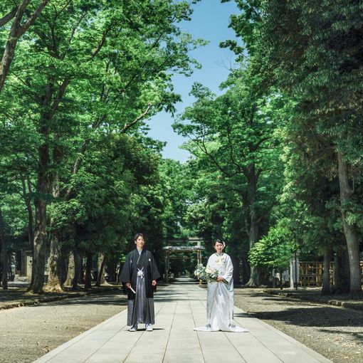 大國魂神社 結婚式場の結婚式の公式写真（2枚目）