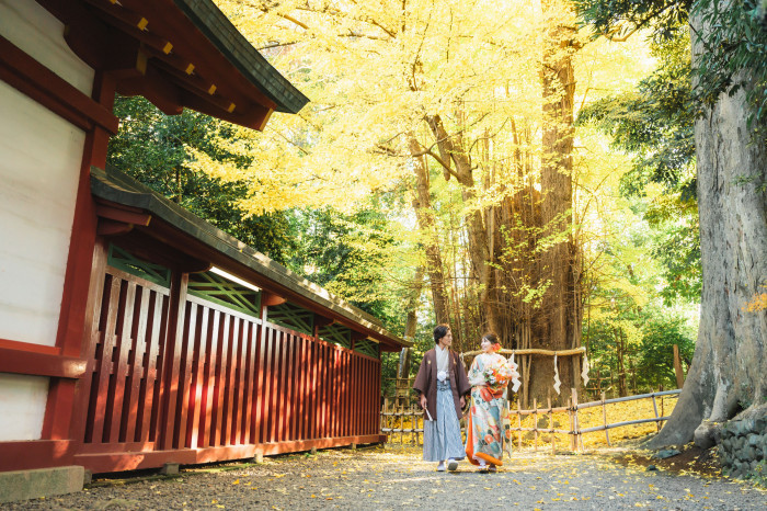 移動なく撮影出来る和装ロケフォトは国内から選ばれているフォトウエディング