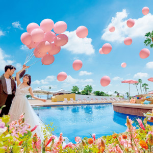 バルーンリリースなどの演出も自由|THE LUIGANS Spa & Resort(ザ・ルイガンズ．スパ＆リゾート)の写真(54793784)
