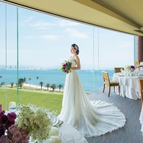 少人数の結婚式も絶景を眺めながら、最上階フロア貸切！