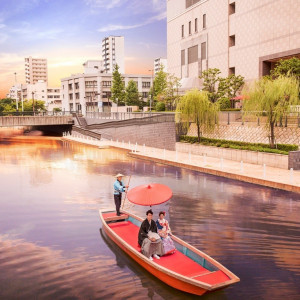 福岡市内ではホテルオークラ福岡だけでしかできない『花嫁舟』|ホテルオークラ福岡の写真(8286719)