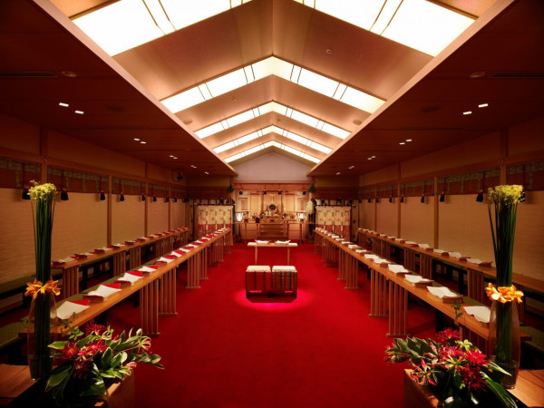 日本古来の伝統や感性を大切にした神前挙式会場「鳳凰殿」