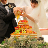 カラードリップケーキ