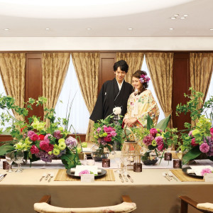 和モダンのスタイルを貴賓室「桜の間」で|千草ホテルの写真(9196007)