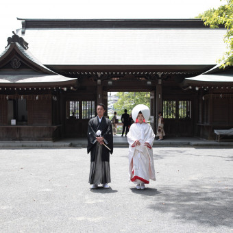 千草ホテル提携神社の高見神社。