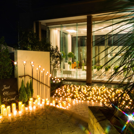 駅直結のアーバンウェディング。テラスを含むワンフロアを貸切に|The Bellclassic Fukuoka Ohori (ベルクラシック福岡大濠)の写真(1028477)