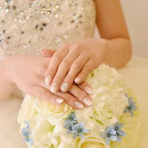 ネイルも花嫁を彩るアイテムのひとつ|ベルヴィ郡山館の写真(3880535)