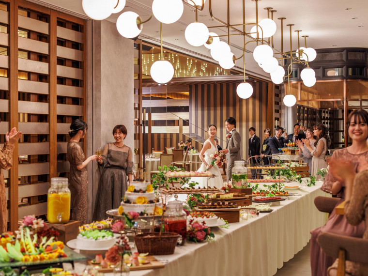 フロア貸切だから叶う＊ゲストと自由に楽しむパーティで満足度◎