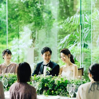 【小会場リニューアル特典付!】挙式+会食+写真*豪華試食+AFティー付