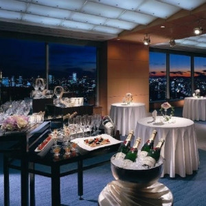 夜景を眺めながらの二次会も|東京ドームホテルの写真(548977)