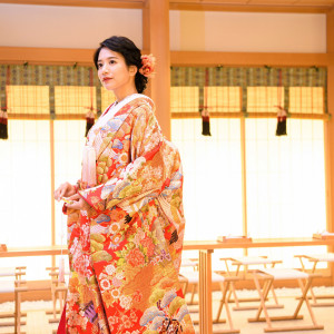 お色直しは和装も人気です|東京ドームホテルの写真(31083279)