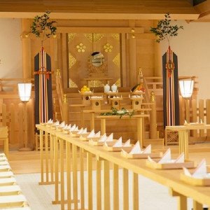文京区小石川の氏神である「牛天神 北野神社」の神主による神前式|東京ドームホテルの写真(735631)