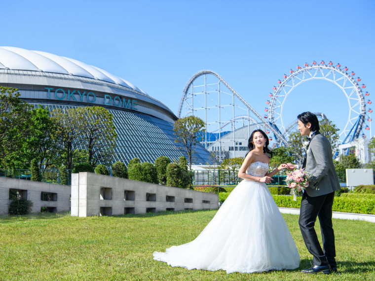 東京ドームならではのフォトが残せるのも魅力のひとつ