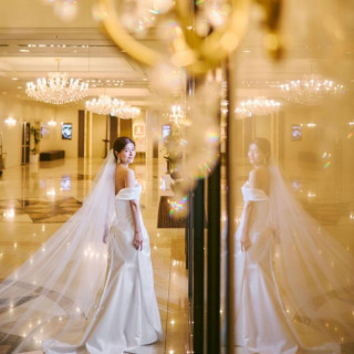 アマギフ1万円★愛され花嫁体験！ドレス試着＆ヘアセット×豪華試食