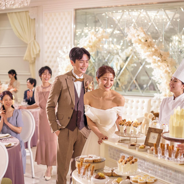 お二人らしいパーティー演出が叶う。