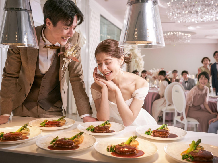 お二人の大切なゲストの皆様に、想いが伝わる最高のフルコースを