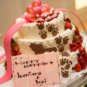 ご要望をうかがって、おふたりらしいケーキも☆|ベルクラシック函館の写真(2321067)