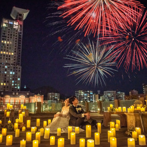 打ち上げ花火の演出ができるのも、当館ならでは！|プレミアホテル門司港(旧門司港ホテル)の写真(38459093)