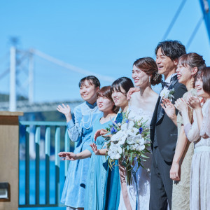 関門海峡の絶景を見渡せるテラス|プレミアホテル門司港(旧門司港ホテル)の写真(26879935)