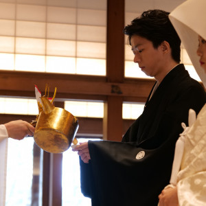 ＜神前式＞三々九度|八勝館の写真(52305679)