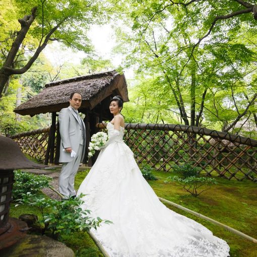 八勝館(国指定重要文化財)の結婚式の公式写真（4枚目）
