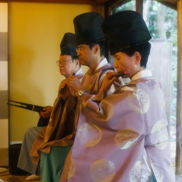 <神前式>雅楽の生演奏|八勝館(国指定重要文化財)の写真(11217551)