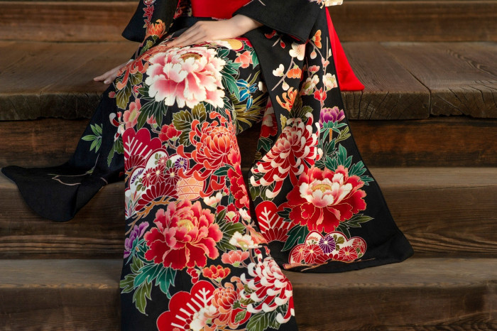 京都が発祥の店舗ならではの職人の技術が光る和装の数々。