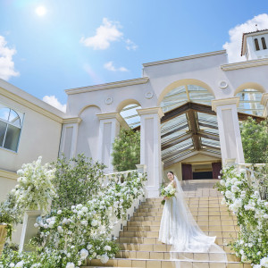 大階段で前撮りも人気|アニヴェルセル 立川の写真(54924811)