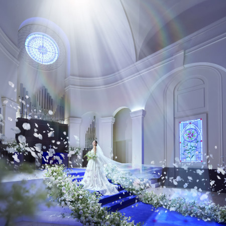 都内最大級の規模を誇る、独立型チャペル