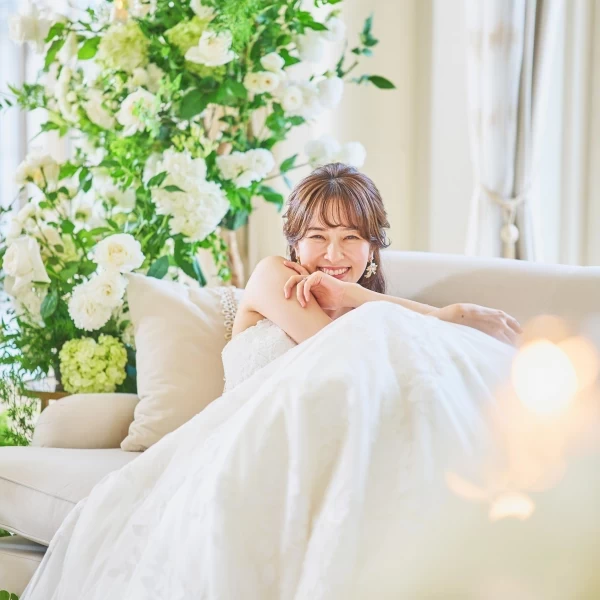 ガーデン挙式も可能